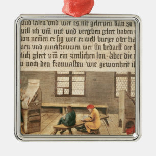 Adorno Metálico Un profesor de escuela