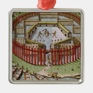 Adorno Metálico Un pueblo indio