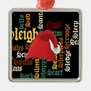 Adorno Metálico Un regalo para los navidades tiene un buen día y u