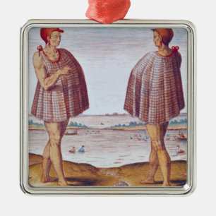 Adorno Metálico Un sacerdote de Secoton en Virginia