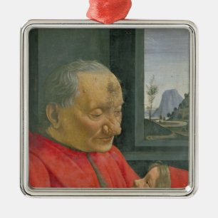 Adorno Metálico Un viejo hombre y un muchacho, 1480s