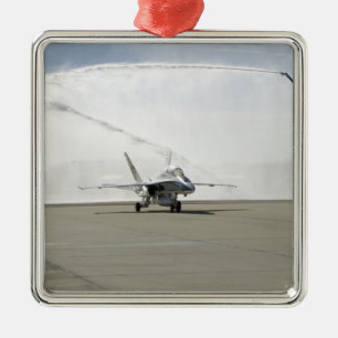 Adorno Metálico Una aeronave F-18