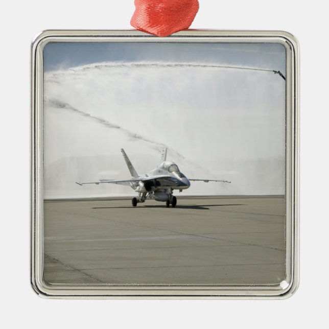 Adorno Metálico Una aeronave F-18 (Frente)