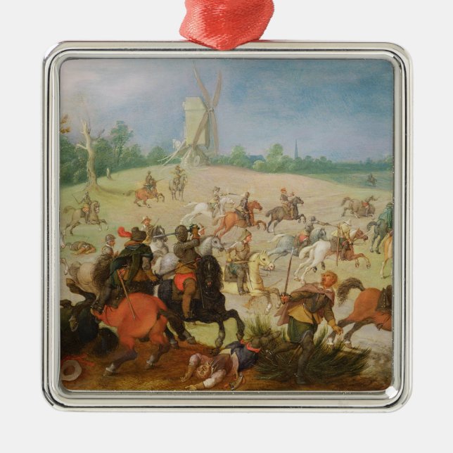 Adorno Metálico Una caballería lucha (Frente)