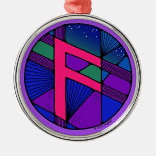 Adorno Metálico Una carrera de inspiración en Art Nouveau Ansuz