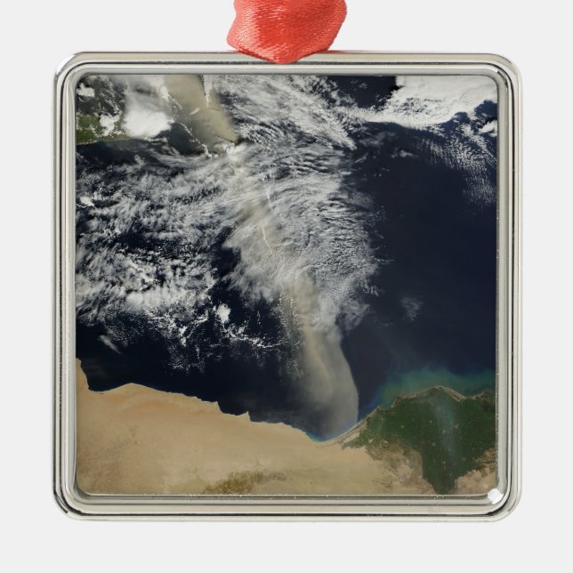 Adorno Metálico Una columna de polvo (Frente)