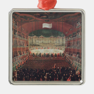 Adorno Metálico Una comida en el teatro de San Benedetto