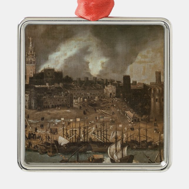 Adorno Metálico Una expedición que se establece de Sevilla para (Frente)