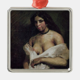 Adorno Metálico Una mujer del mulato, c.1821-24