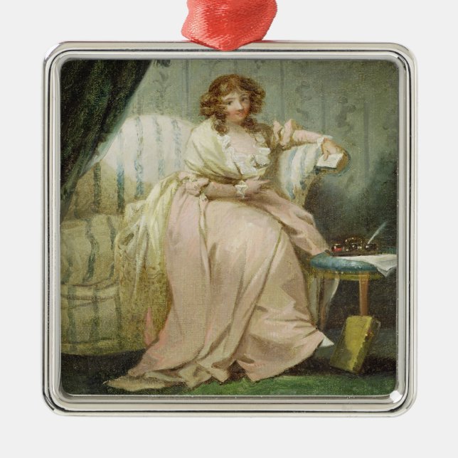 Adorno Metálico Una mujer llamó a Anne, la esposa del artista, (Frente)