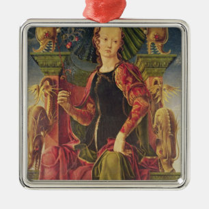 Adorno Metálico Una musa, c.1455-60