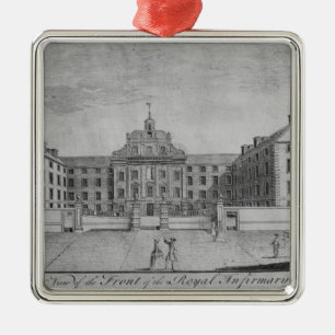 Adorno Metálico Una opinión de perspectiva del frente del real