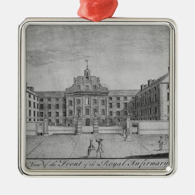 Adorno Metálico Una opinión de perspectiva del frente del real (Frente)