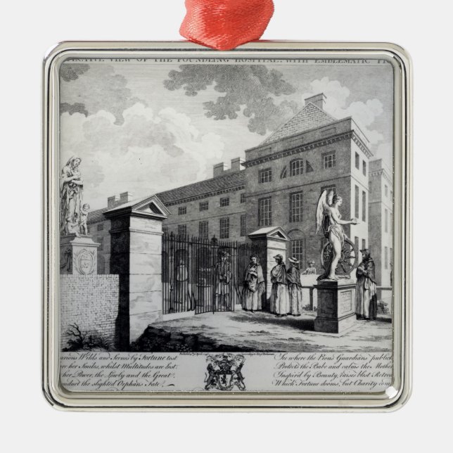 Adorno Metálico Una opinión de perspectiva del hospital de (Frente)