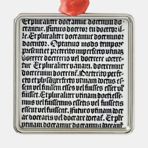 Adorno Metálico Una página del 'Grammaire Latine