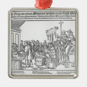 Adorno Metálico Una pregunta a un Mintmaker, c.1500