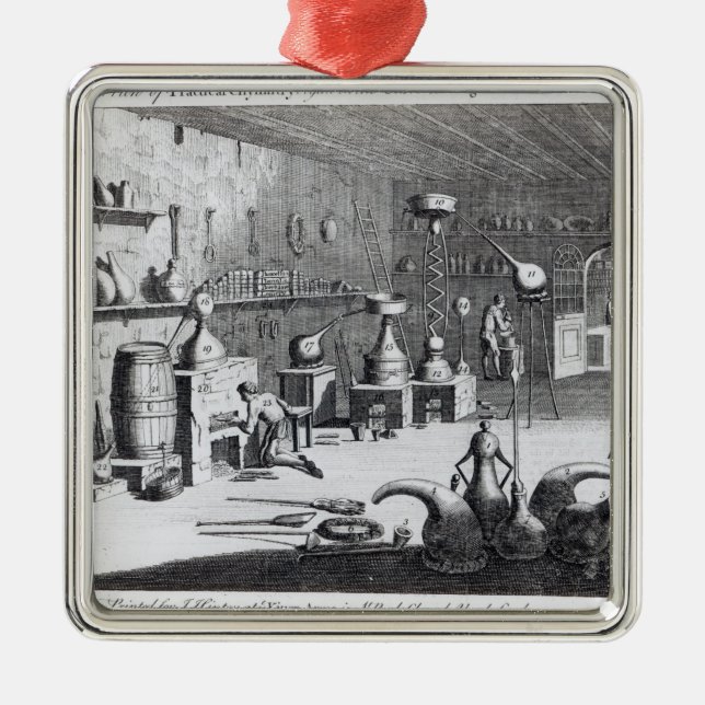 Adorno Metálico Una primera vista de la química práctica (Frente)