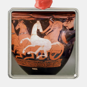 Adorno Metálico Una rojo-figura krater de la campana