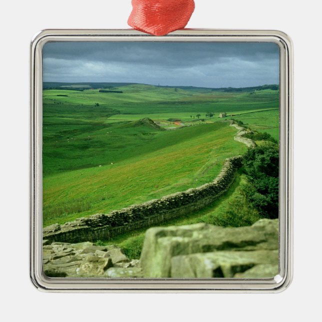 Adorno Metálico Una sección de la pared de Hadrian, ANUNCIO del (Frente)