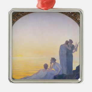 Adorno Metálico Una tarde en Times antiguo, 1908