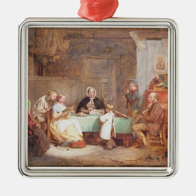 Adorno Metálico Una tarde musical (aceite en lona) 2 (Frente)