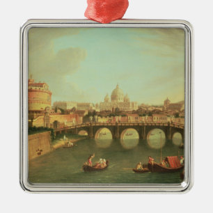 Adorno Metálico Una vista de Roma