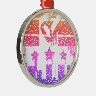 Adorno Metálico Unidad en movimiento - Perforaciones de la democra