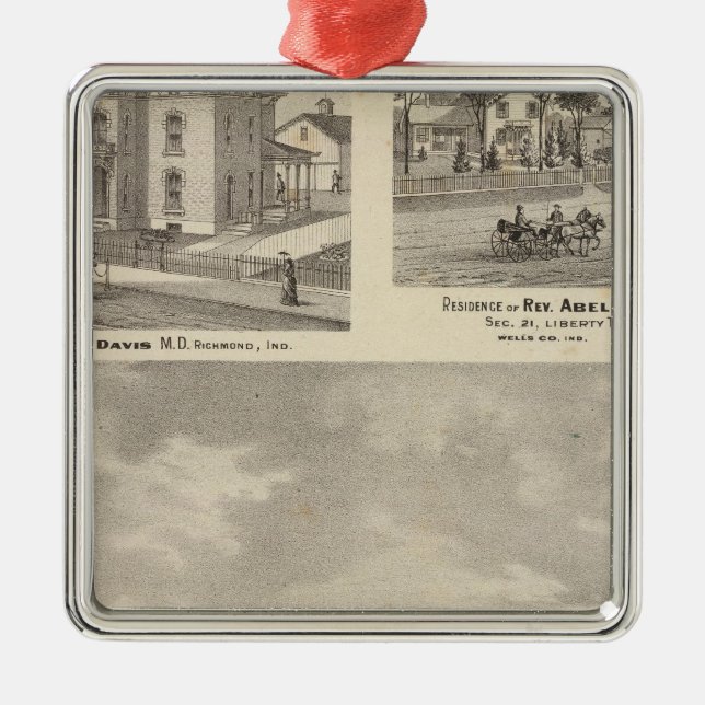 Adorno Metálico Universidad de Earlham, Richmond (Frente)