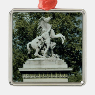 Adorno Metálico Uno de los dos "caballos margosos", 1739-45