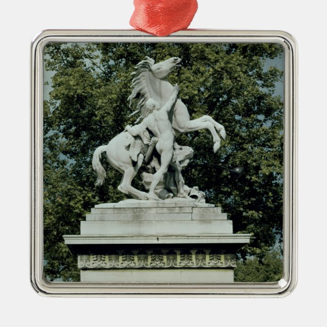 Adorno Metálico Uno de los dos "caballos margosos", 1739-45 (Frente)