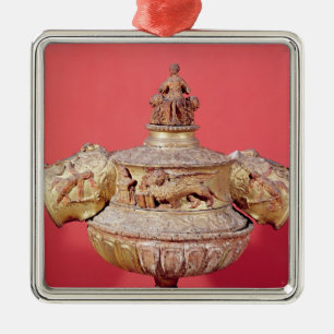 Adorno Metálico Urna usada para las elecciones dogal