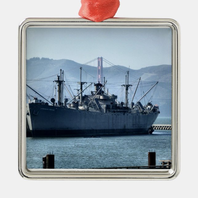 Adorno Metálico USS Jeremiah O'Brien (Frente)