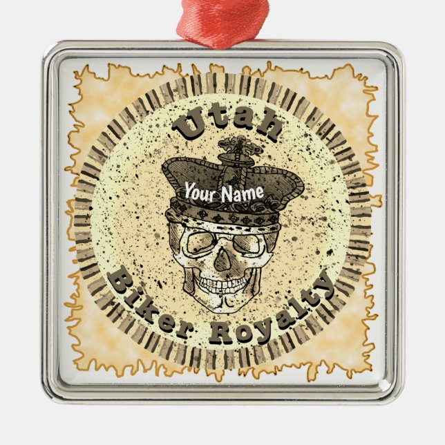 Adorno Metálico Utah Biker (Frente)