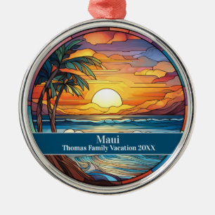 Adorno Metálico Vacaciones en la playa de Maui