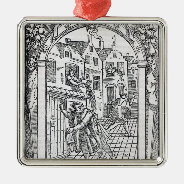 Adorno Metálico Vaciar los potes de cámara (Frente)