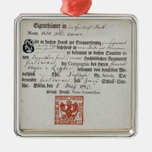 Adorno Metálico Vale que aloja, 1759