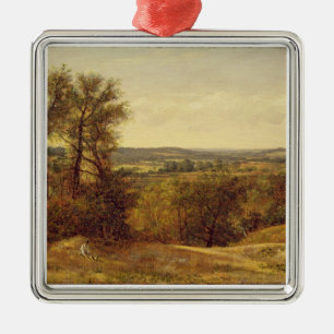 Adorno Metálico Valle de John Constable el Dedham, c.1802