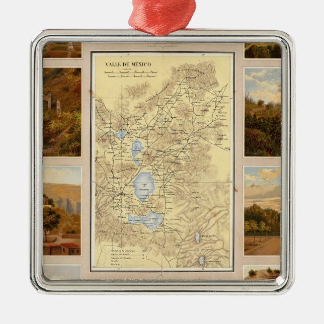 Adorno Metálico Valle de México (Frente)