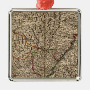 Adorno Metálico Valle del río Rin en Alemania y Francia