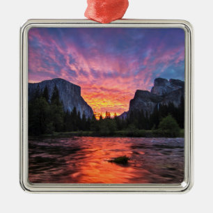 Adorno Metálico Valle vibrante del cielo el Yosemite