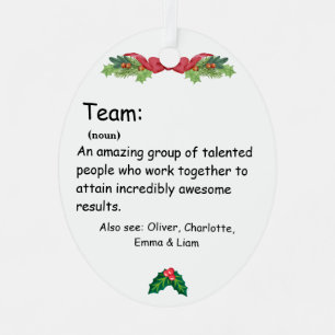 Adorno Metálico Valoración personalizada de los empleados de defin