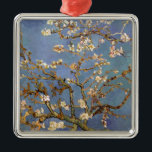 Adorno Metálico Van Gogh Almond Blossom<br><div class="desc">Serie de pintura natural Vincent Van Gogh - Florencia de almendras en tonos azules</div>