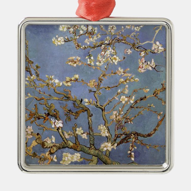 Adorno Metálico Van Gogh Almond Blossom (Frente)