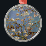 Adorno Metálico Van Gogh Almond Blossom<br><div class="desc">Serie de pintura natural Vincent Van Gogh - Florencia de almendras en tonos azules</div>