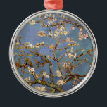 Adorno Metálico Van Gogh Almond Blossom<br><div class="desc">Serie de pintura natural Vincent Van Gogh - Florencia de almendras en tonos azules</div>