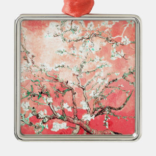 Adorno Metálico Van Gogh Almond Blossoms Peach