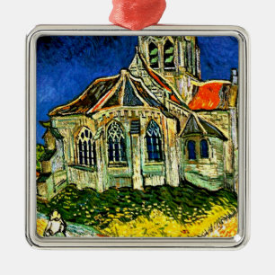 Adorno Metálico Van Gogh - La Iglesia de Auvers,