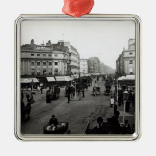 Adorno Metálico Vea abajo de la calle de Oxford, Londres, c.1890