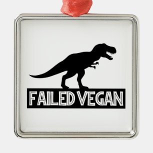Adorno Metálico Vegan fallida de T-Rex