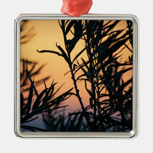 Adorno Metálico Vegetación al atardecer (Frente)